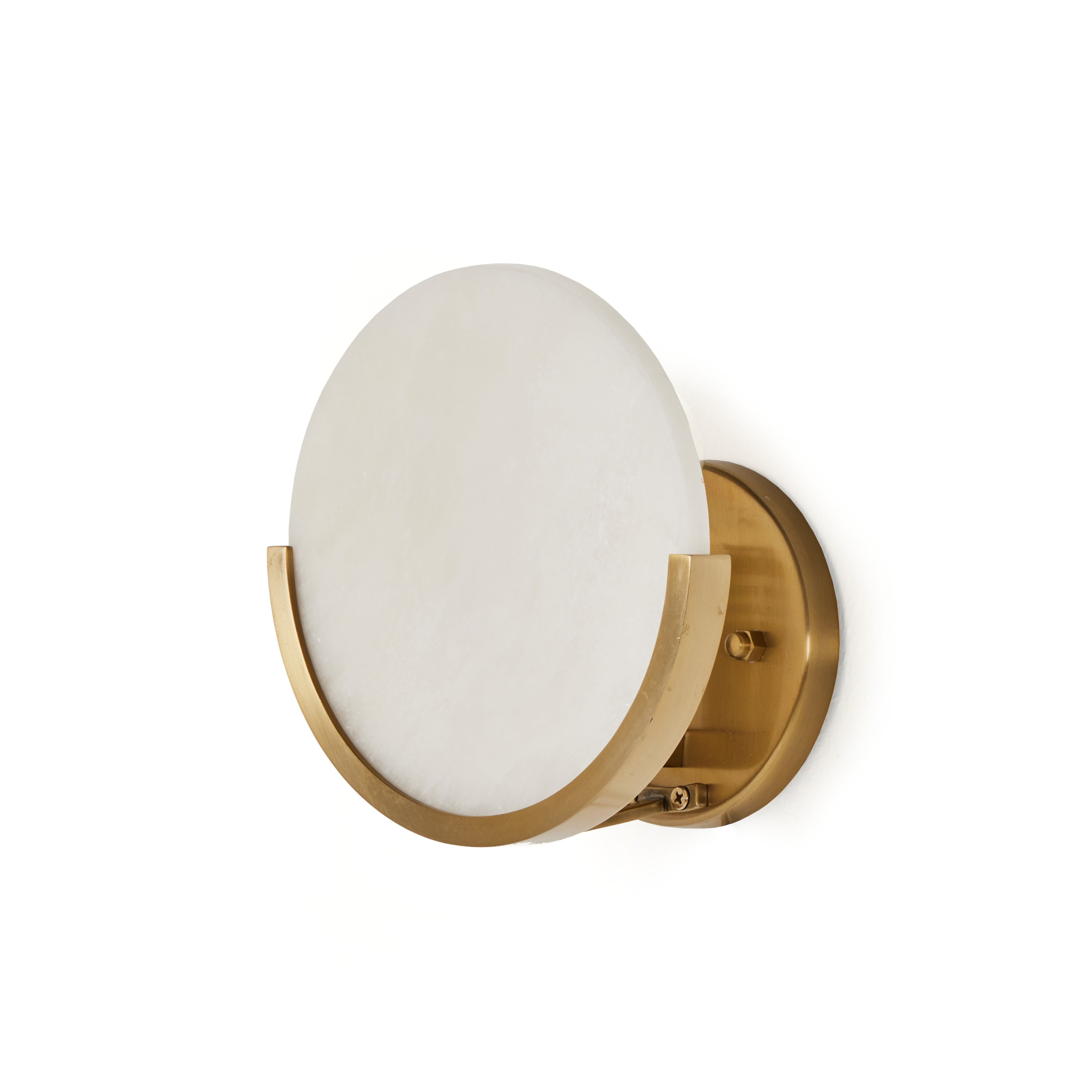 Loraine Sconce-White Alabaster - StyleMeGHD - 