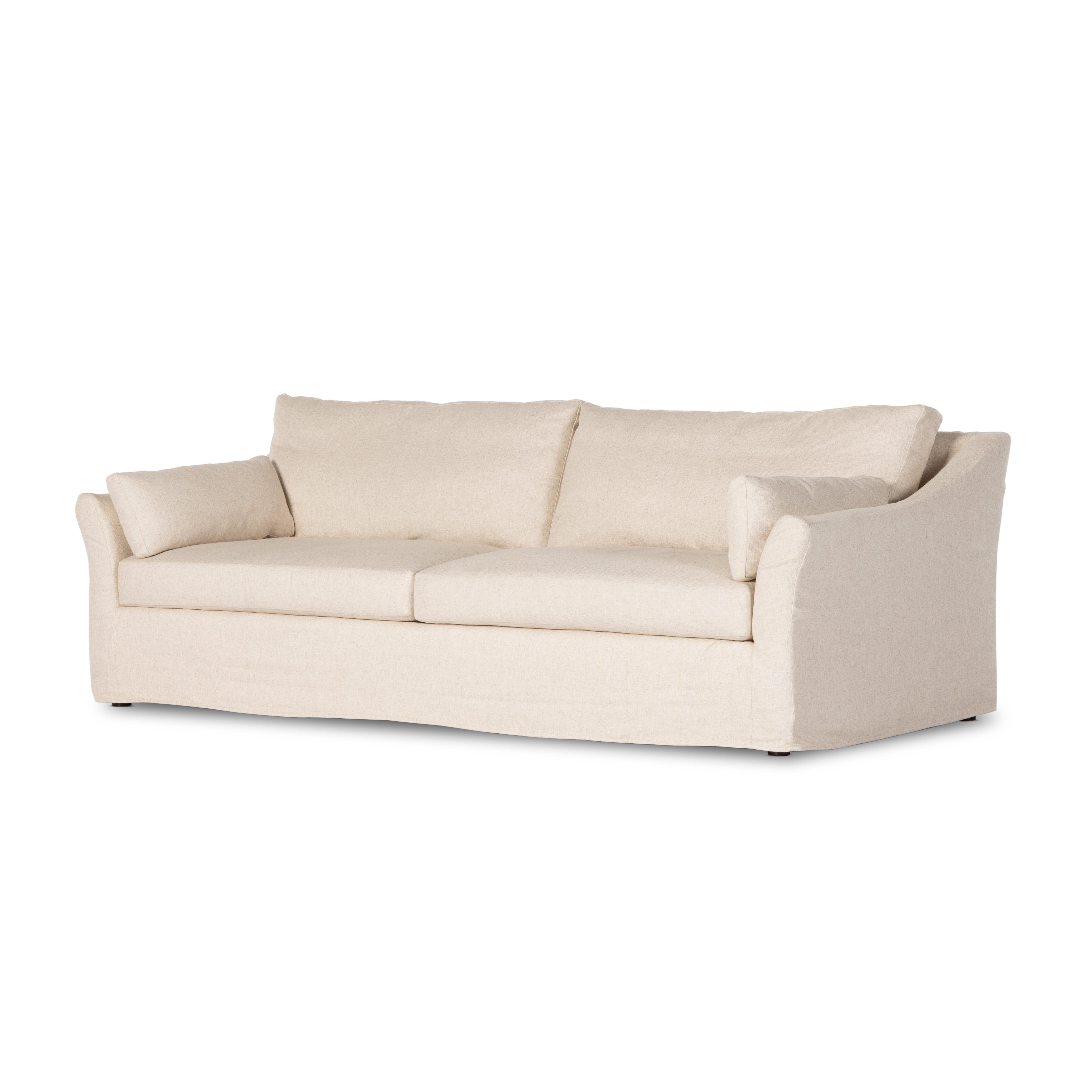 Delray Slipcover Sofa-97"-Evere Creme - StyleMeGHD - 