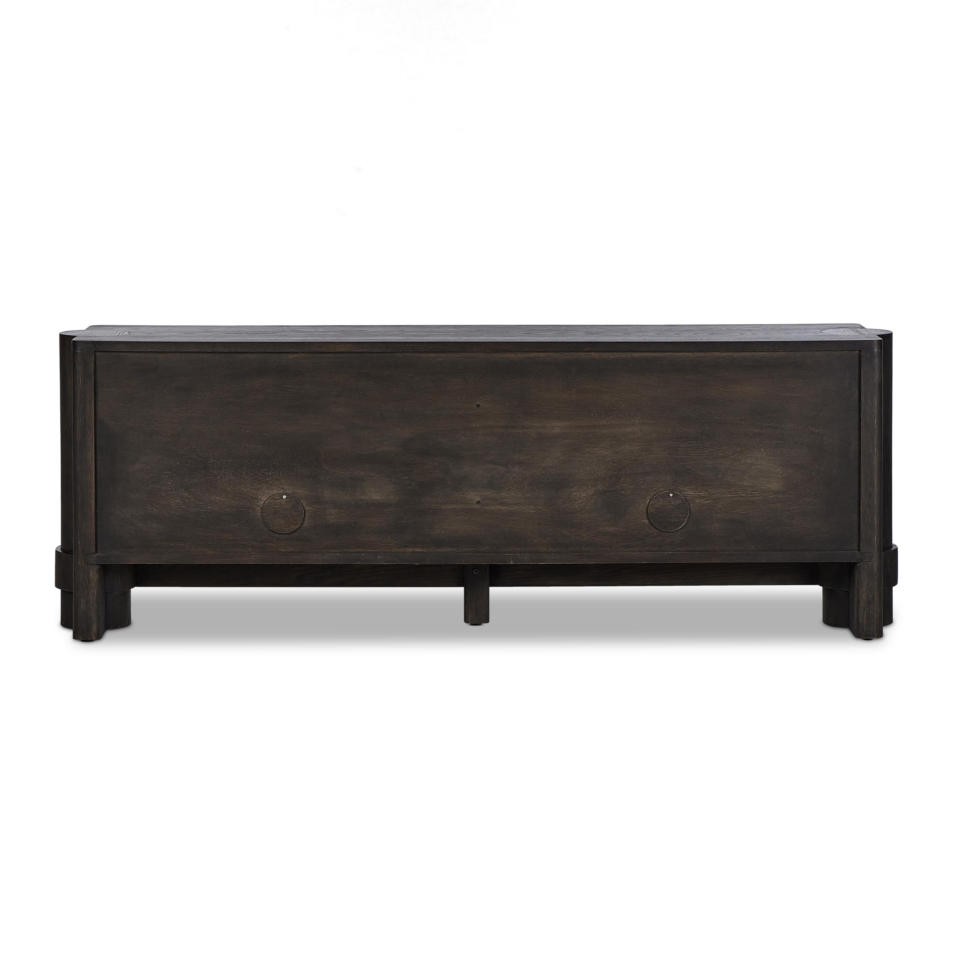 Sylvie Sideboard-Brushed Dark Brown - StyleMeGHD - 