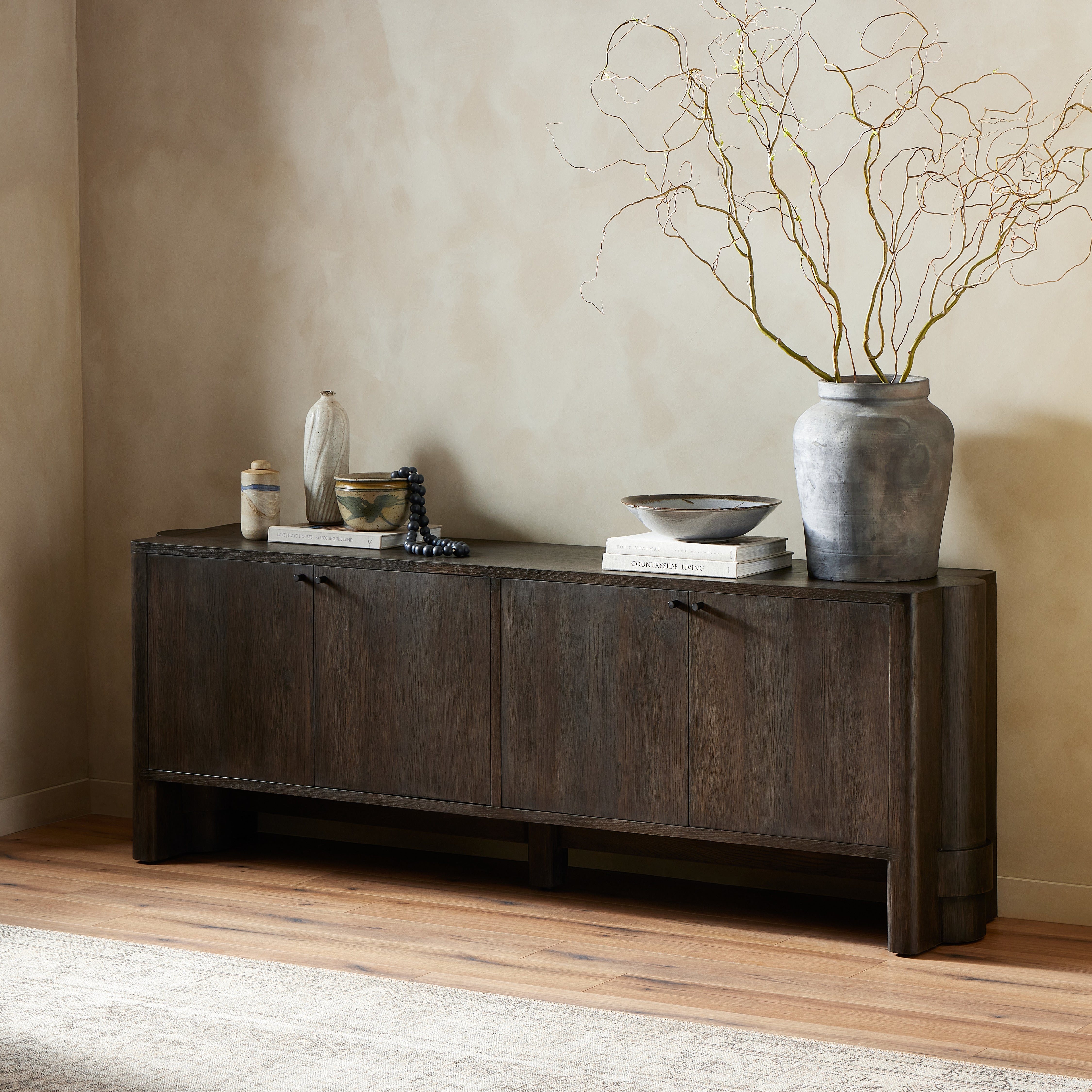 Sylvie Sideboard-Brushed Dark Brown - StyleMeGHD - 