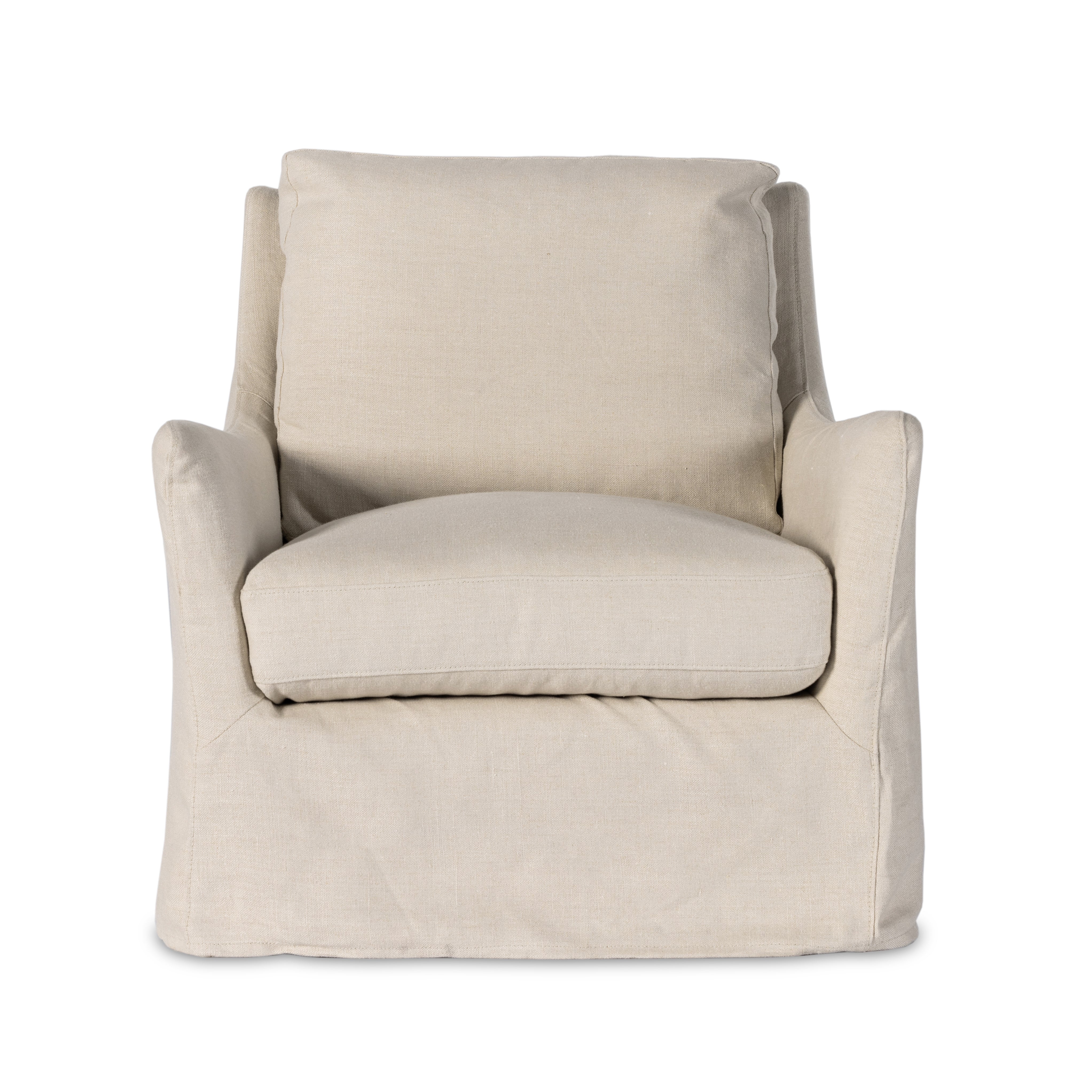 Monette Slipcover Swivel Chair - StyleMeGHD - 