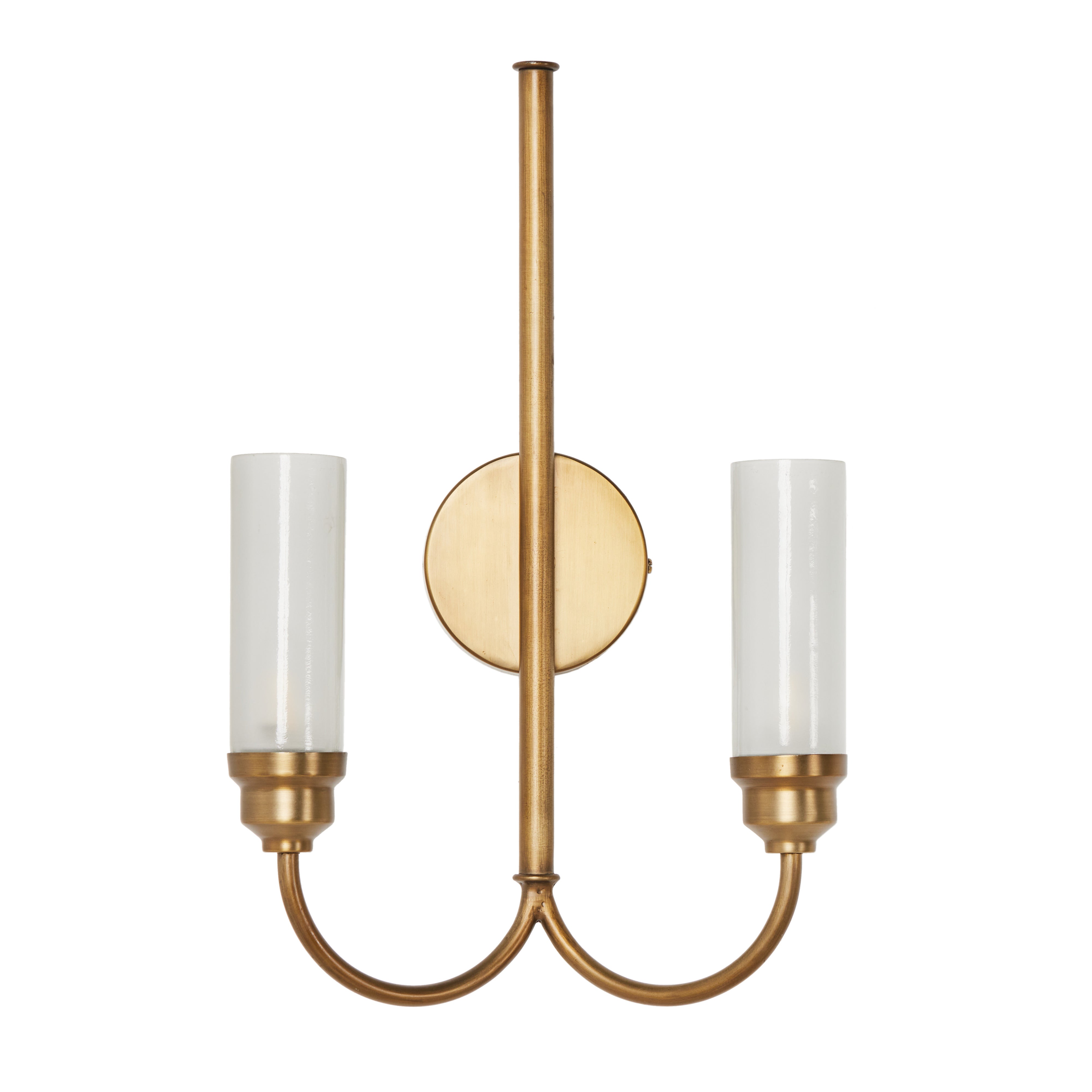 Darby Sconce-Antique Brass Iron - StyleMeGHD - 