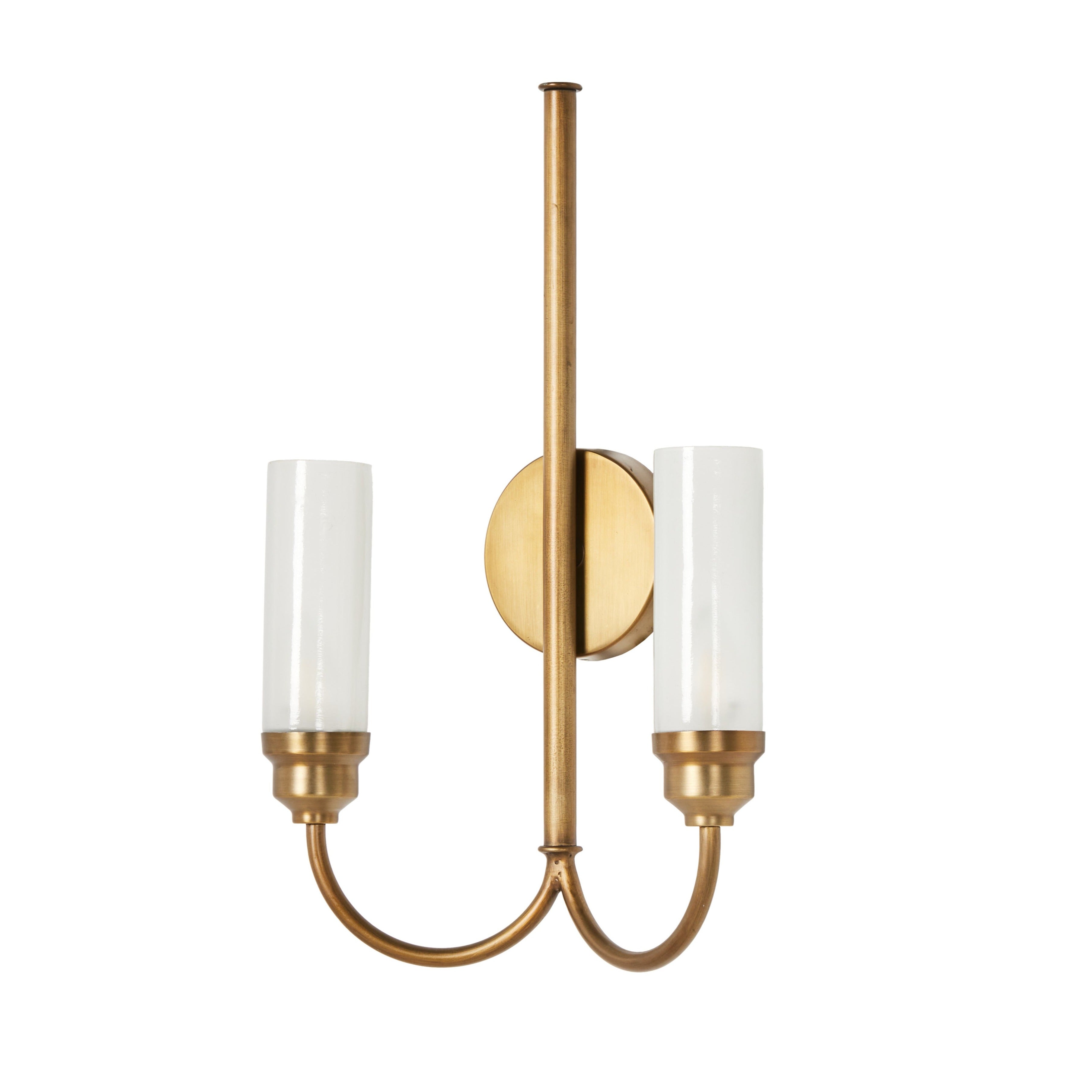 Darby Sconce-Antique Brass Iron - StyleMeGHD - 