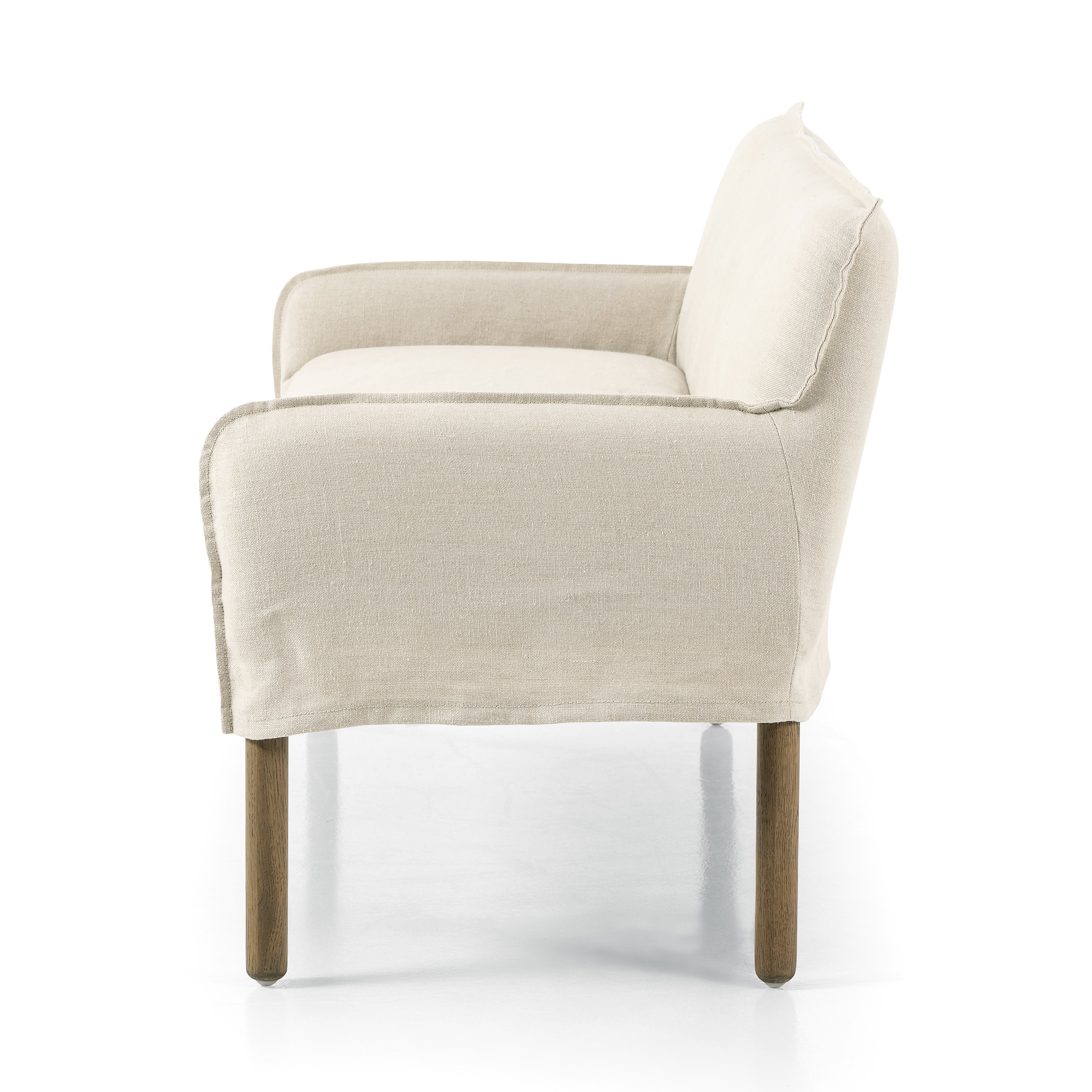 Addington Slipcover Bench-Brussels Ntrl - StyleMeGHD - 