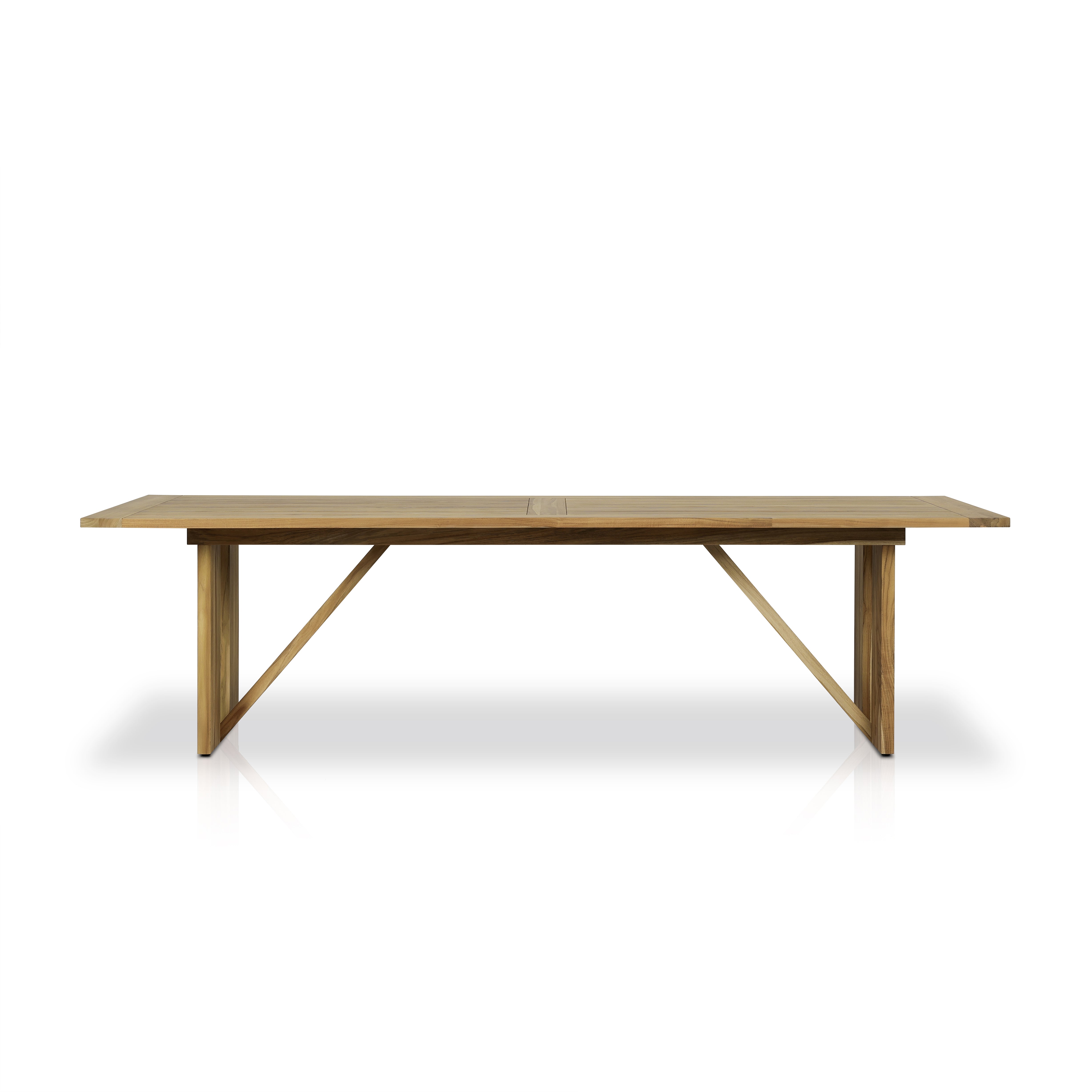 Enders Outdoor Dining Table-Ntrl-Fsc - StyleMeGHD - 