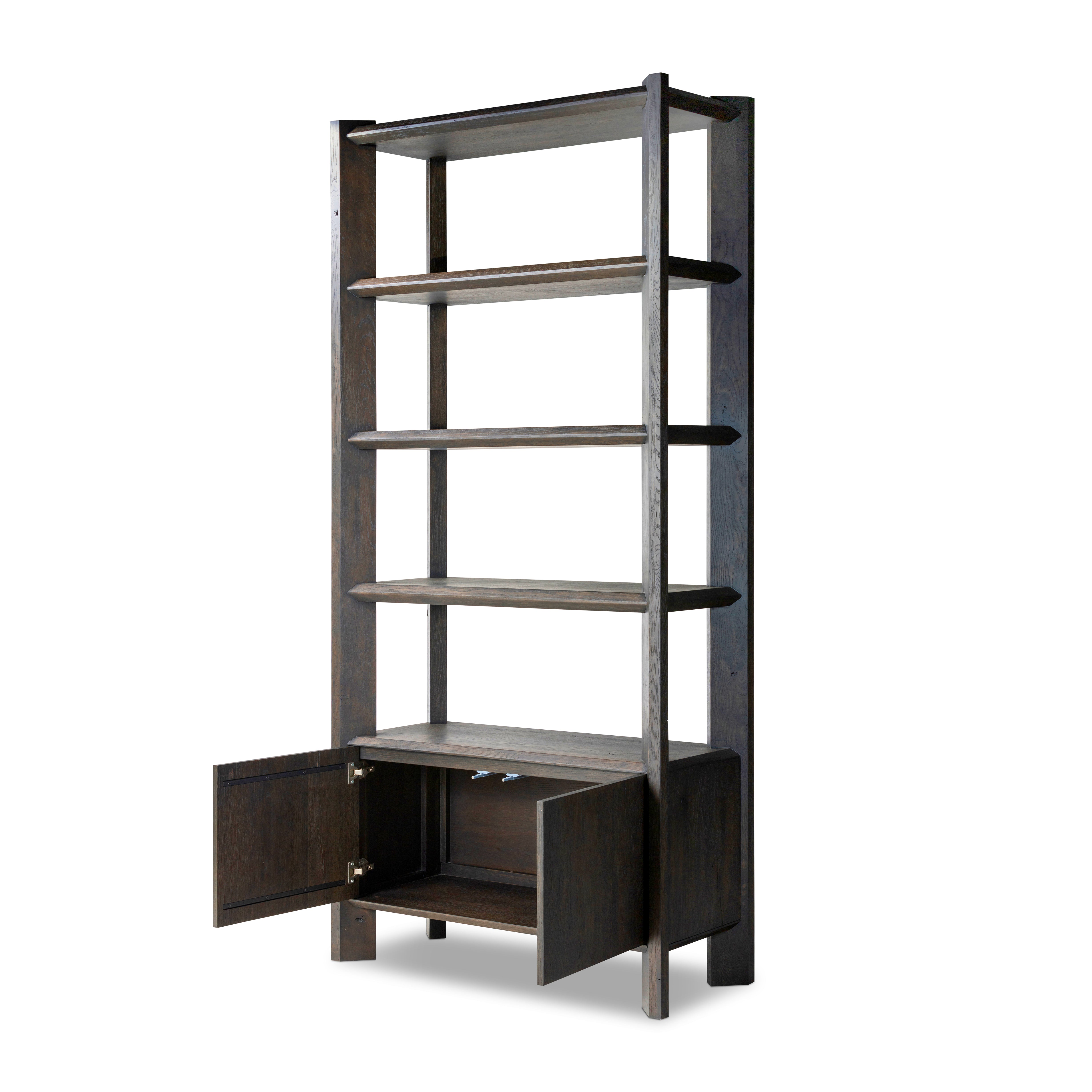 Orwin Bookshelf-Smoked Black Oak - StyleMeGHD - 