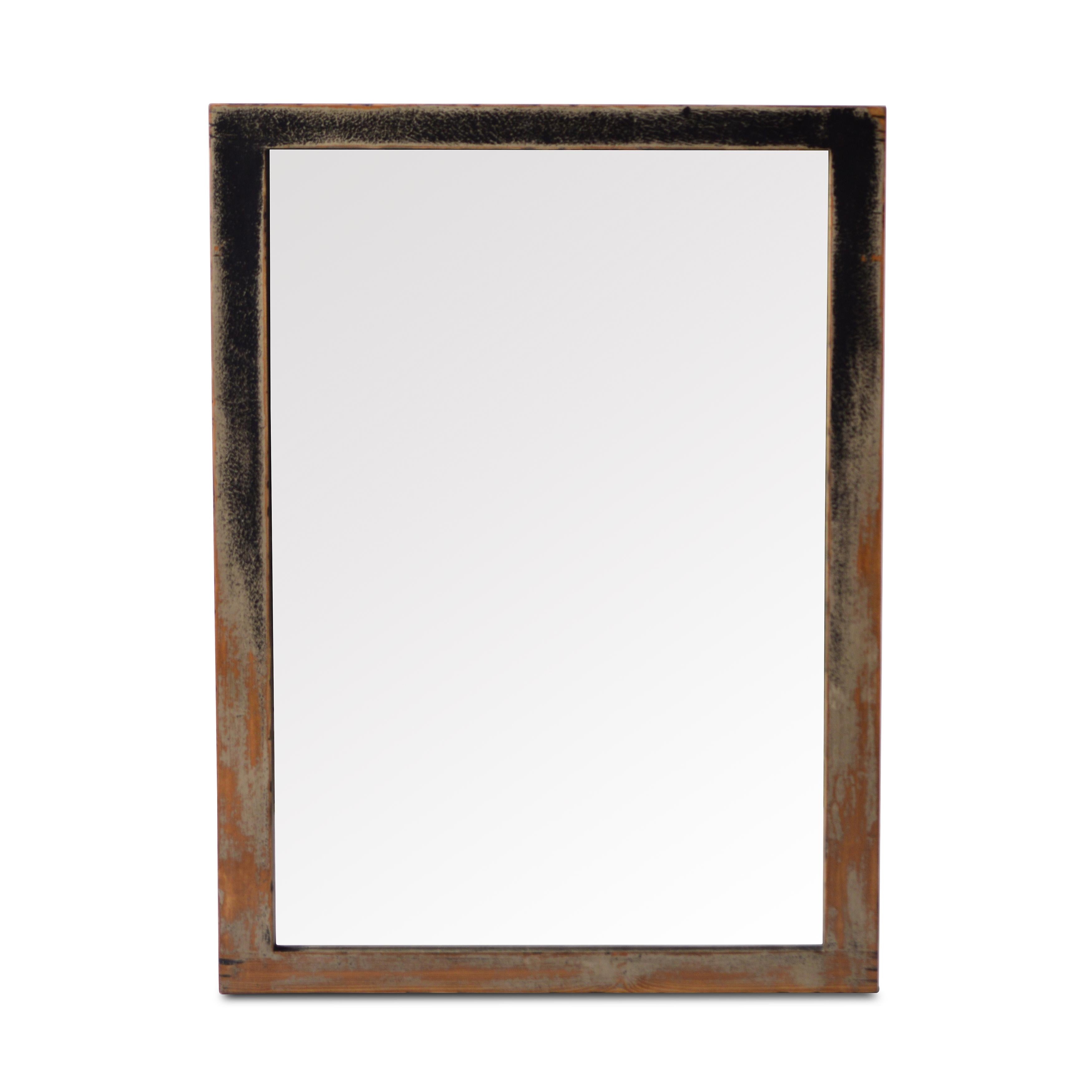 Hitchens Wall Mirror-Worn Black - StyleMeGHD - 