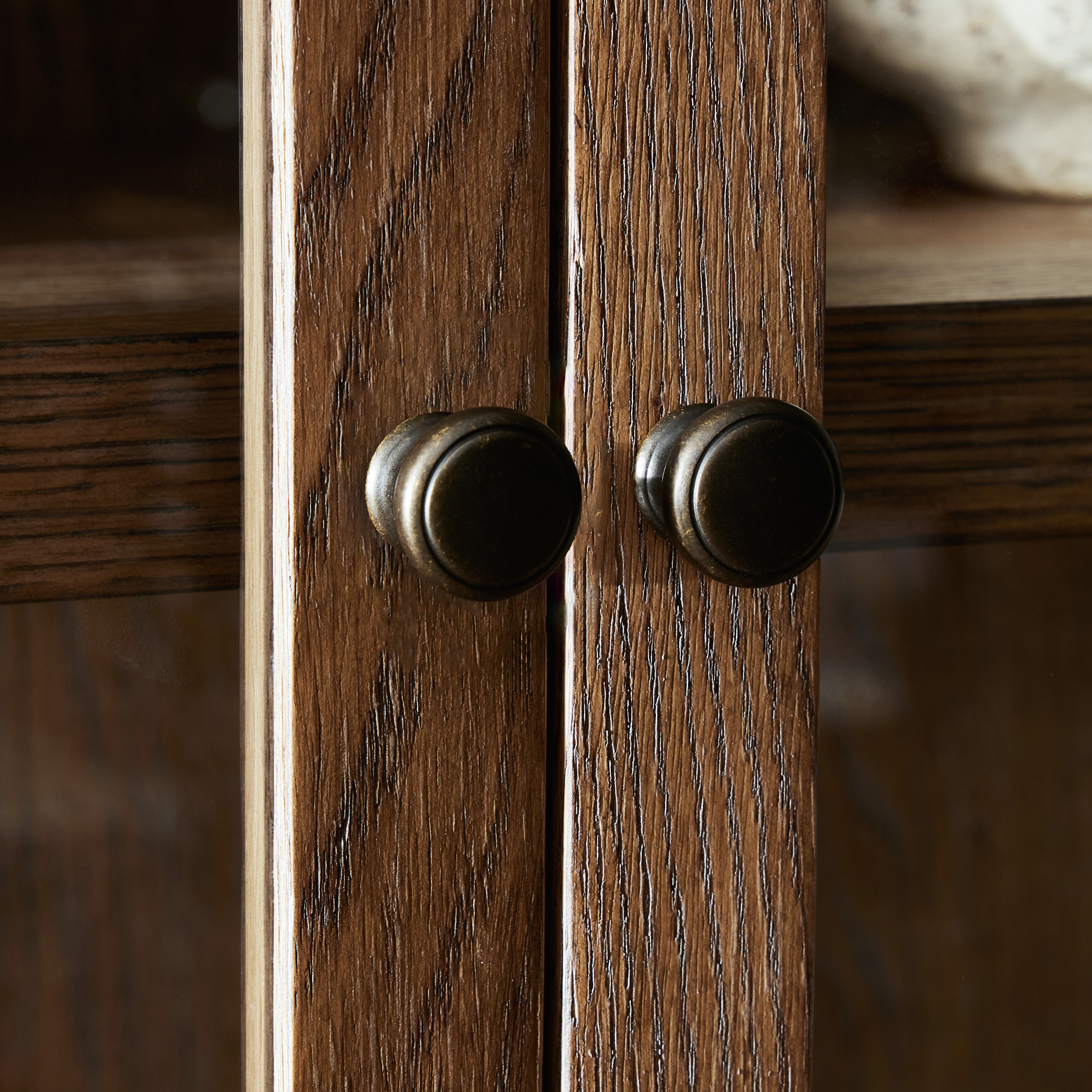 Norwich Cabinet-Weathered Oak Veneer - StyleMeGHD - 