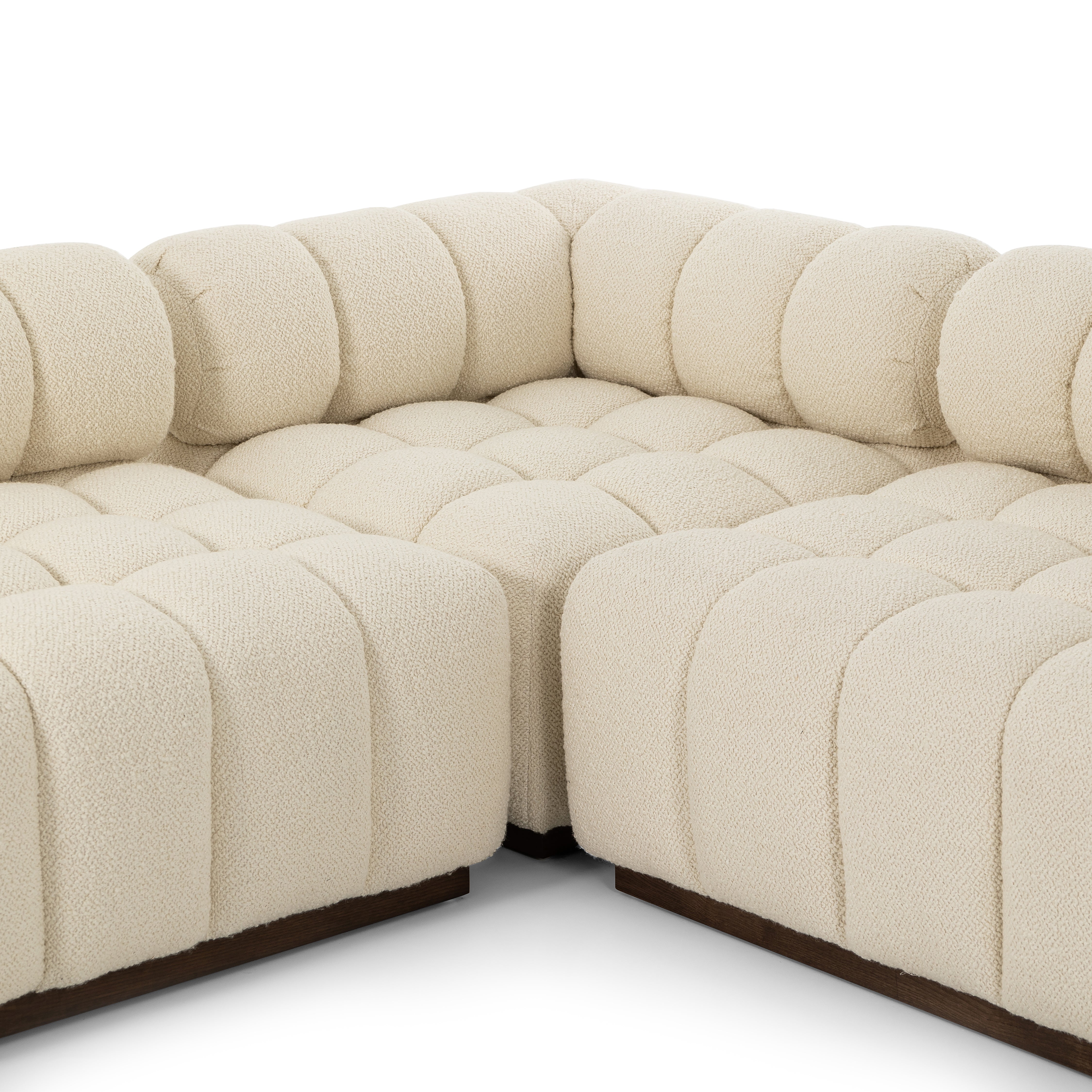 Roma 4 Pc Sectional W/ Otto-Durham Cream - StyleMeGHD - 