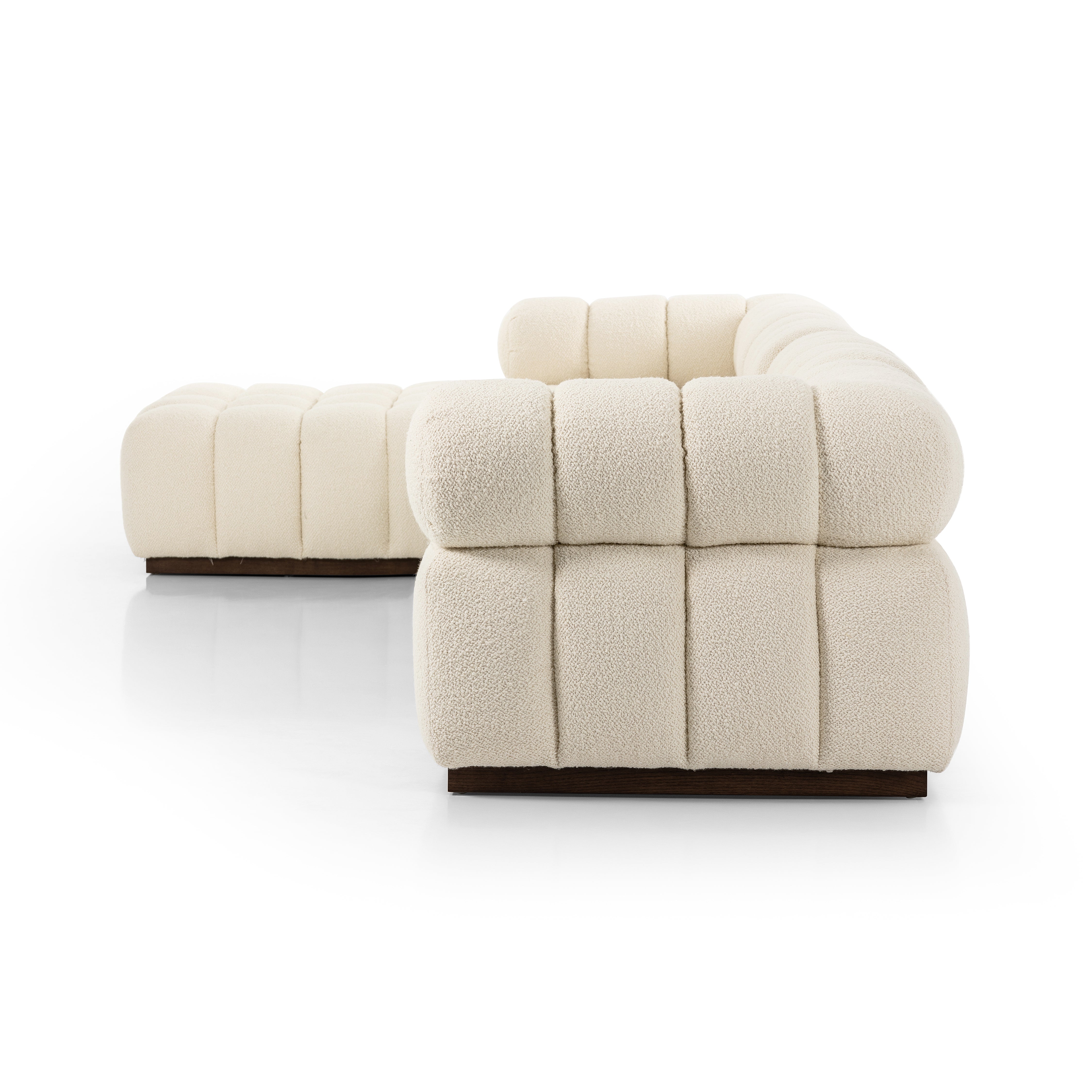 Roma 4 Pc Sectional W/ Otto-Durham Cream - StyleMeGHD - 