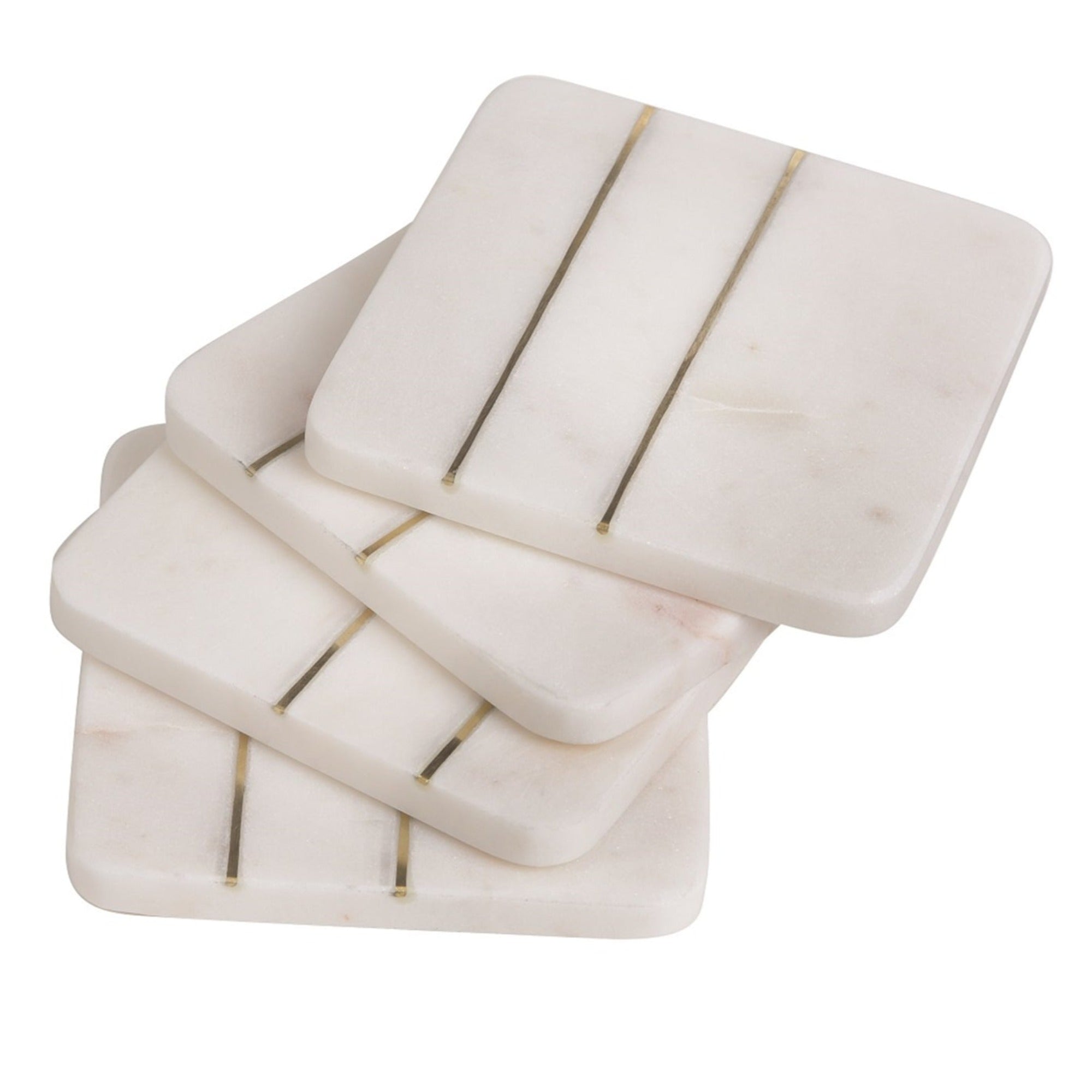 Opal White Coasters