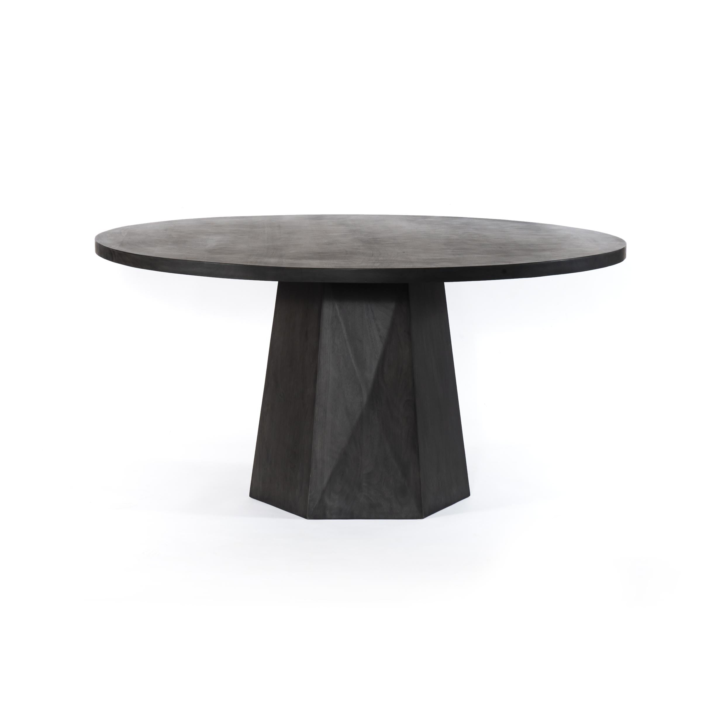 Kesling Round Dining Table - StyleMeGHD - Black Round Dining Table