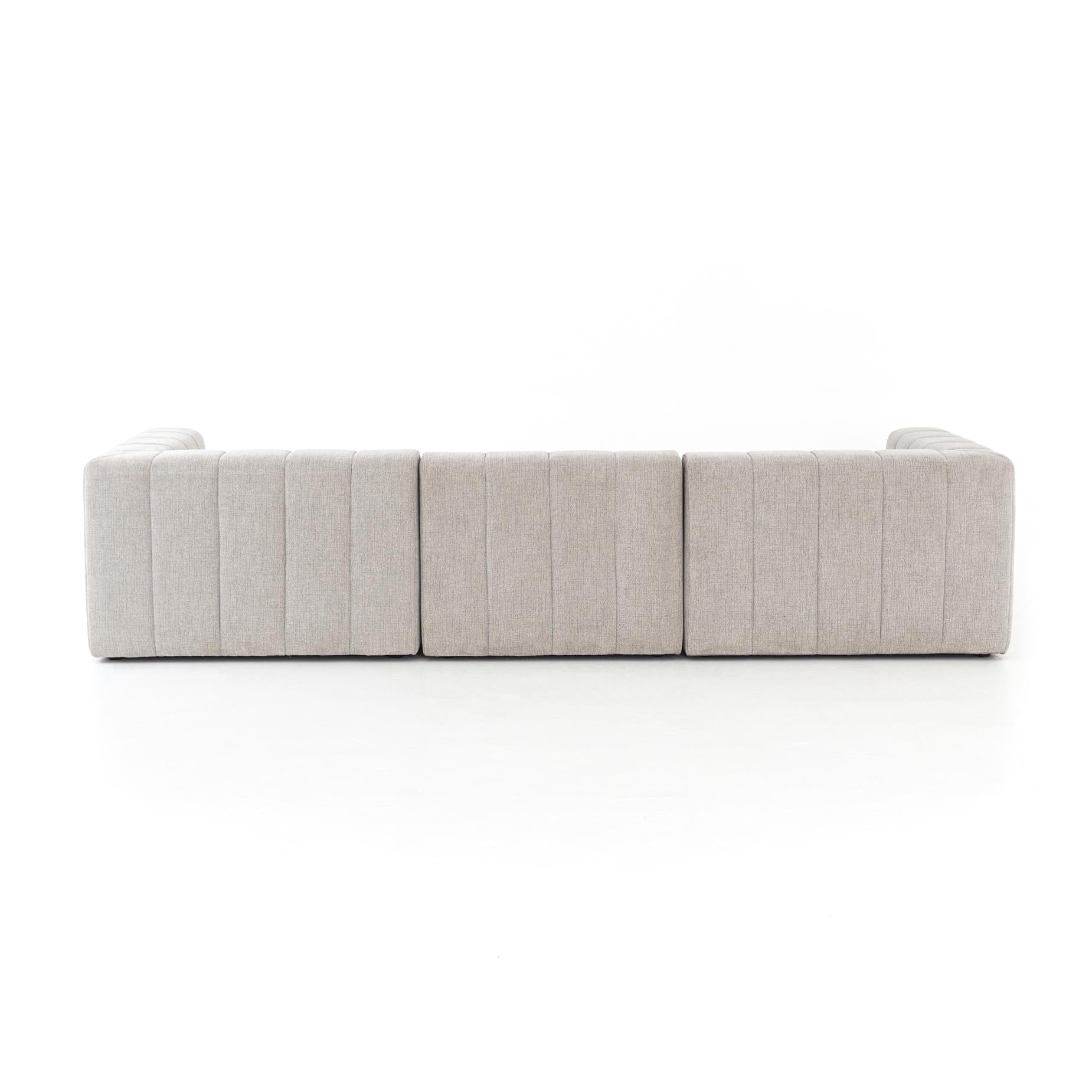 Langham Channeled 3-Pc Sectional- StyleMeGHD - Modern Sectional Sofa