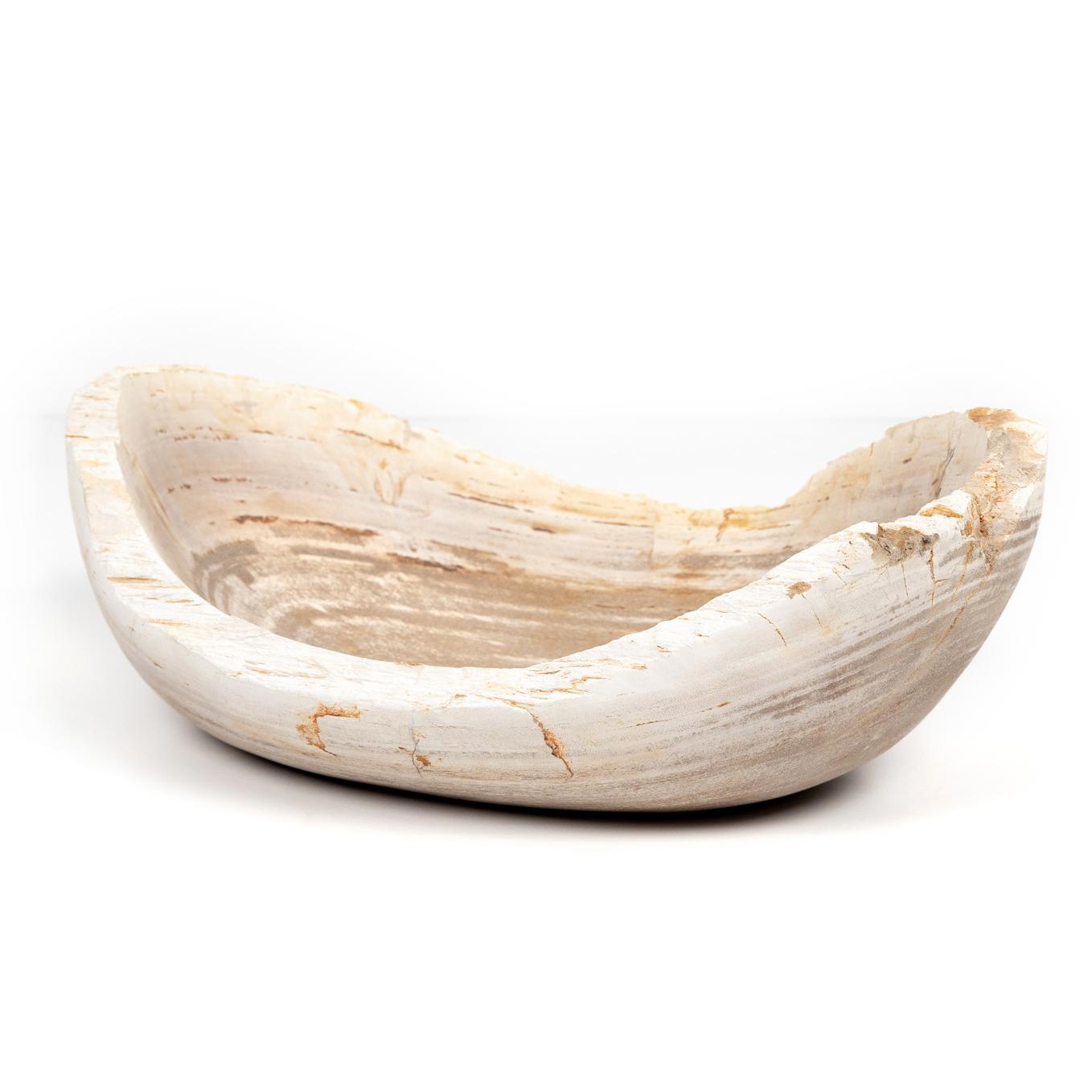 Oval Petrified Wood Bowl - StyleMeGHD - Earthy Home Decor