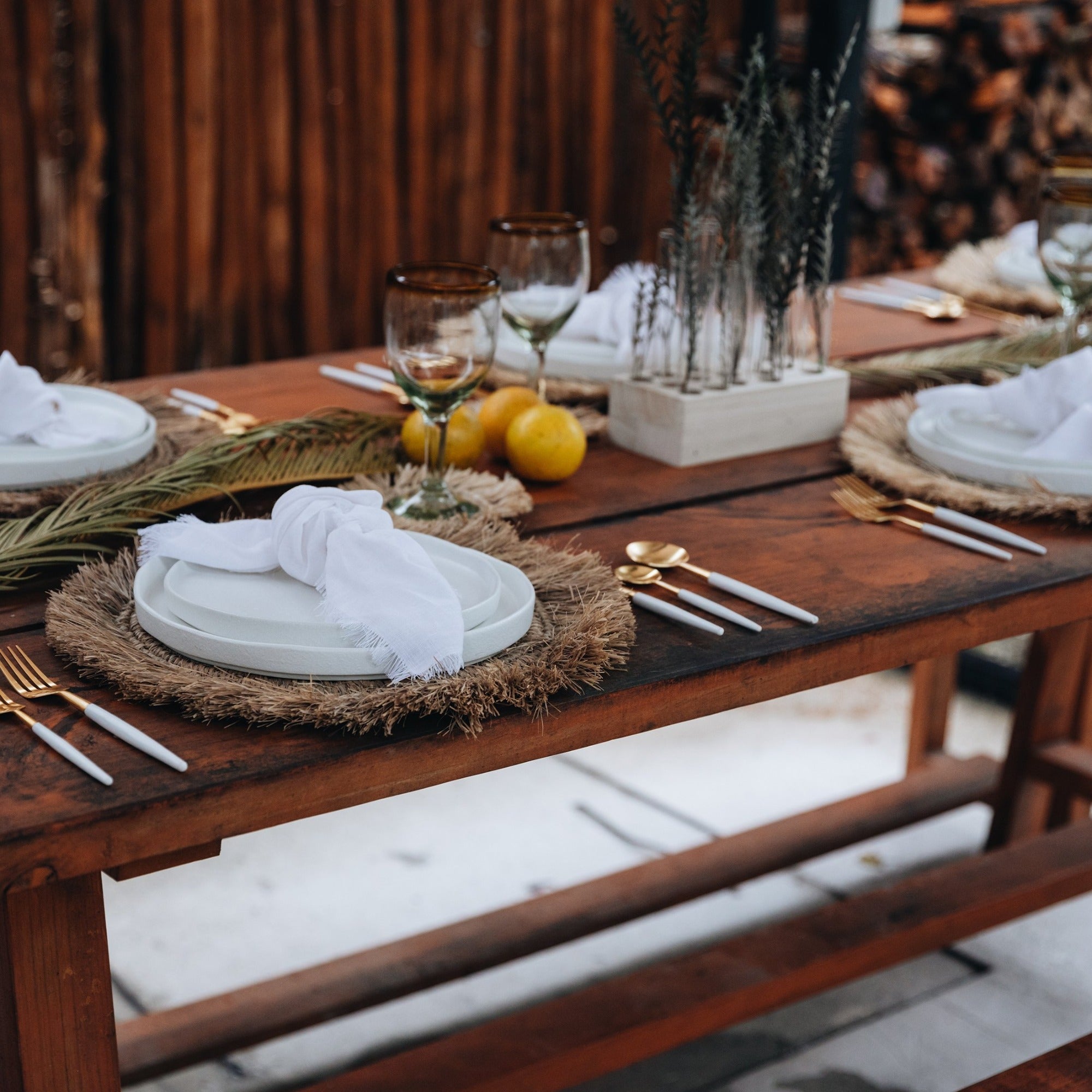 Raffia Placemat - StyleMeGHD - Tulum Style Dining