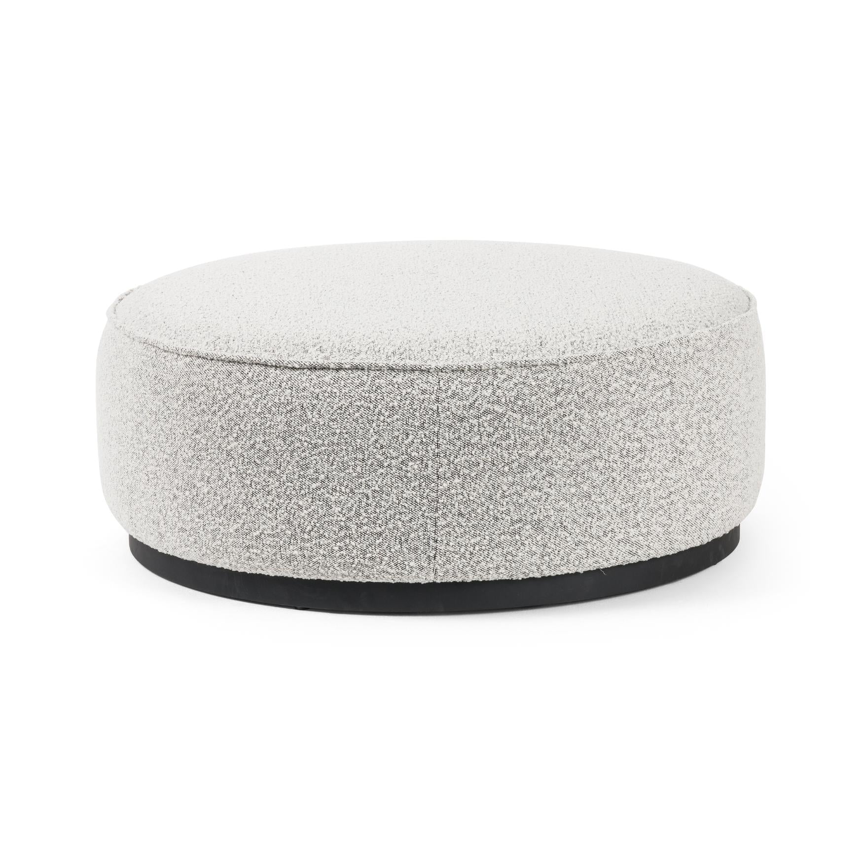 Sinclair Large Round Ottoman - StyleMeGHD - Modern Home Accents