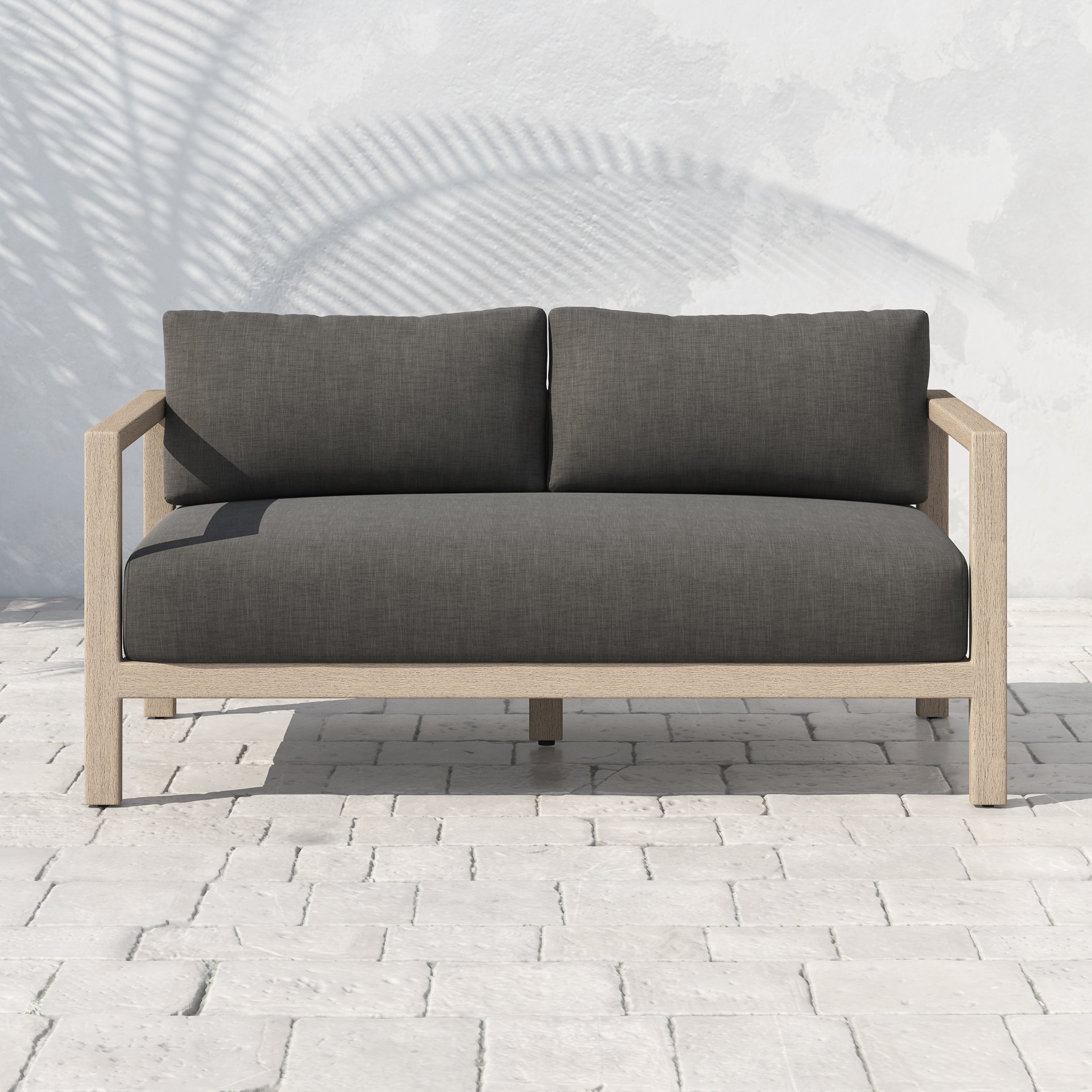 Sonoma Outdoor Sofa, Washed Brown - StyleMeGHD - Modern Home Decor