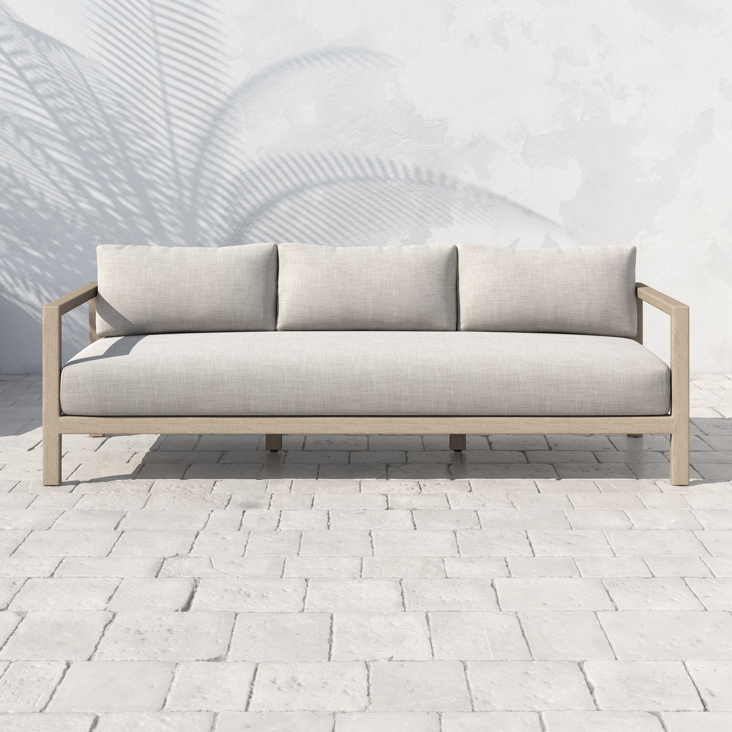 Sonoma Outdoor Sofa, Washed Brown - StyleMeGHD - Modern Home Decor