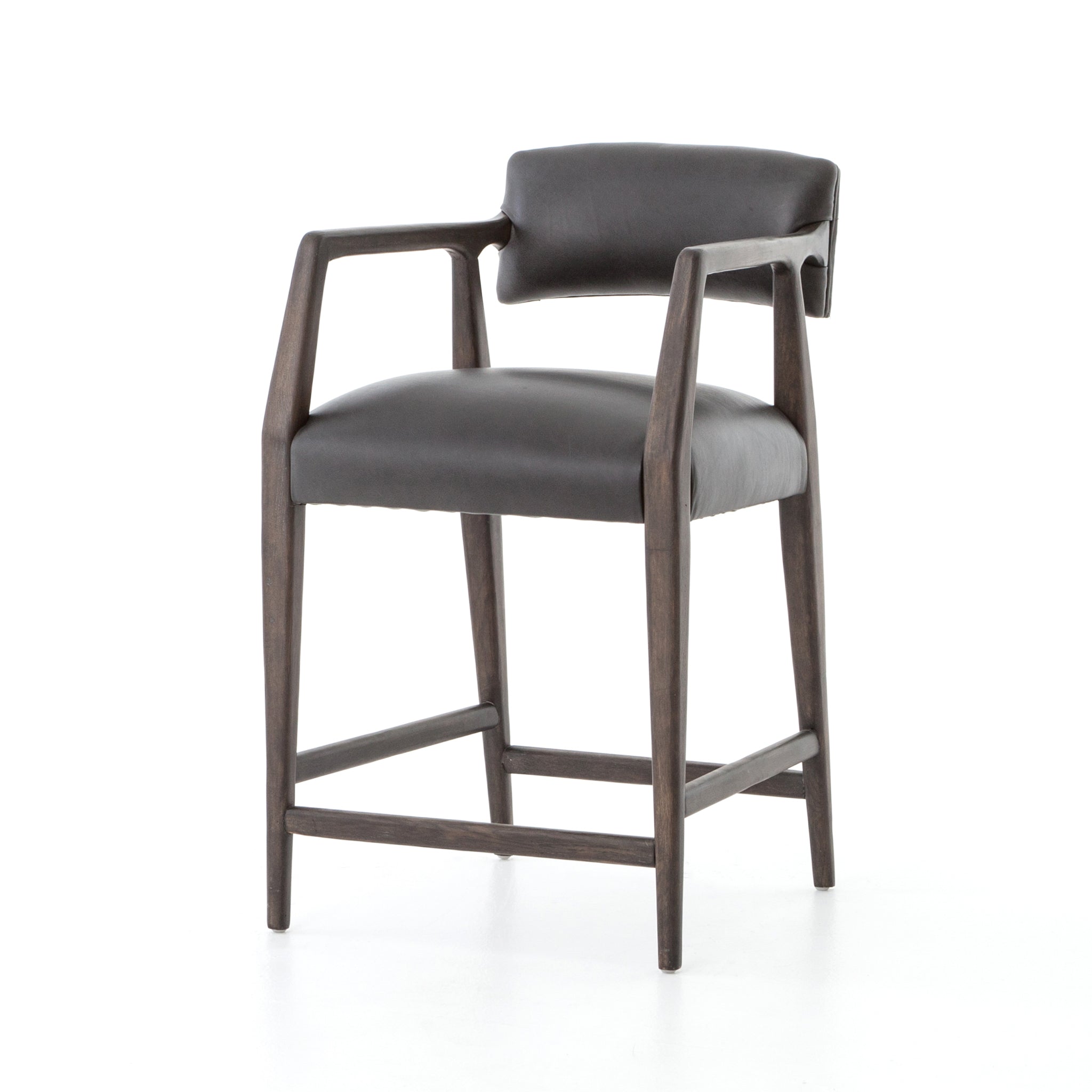 Tyler Bar + Counter Stool - StyleMeGHD - Leather Bar Stools