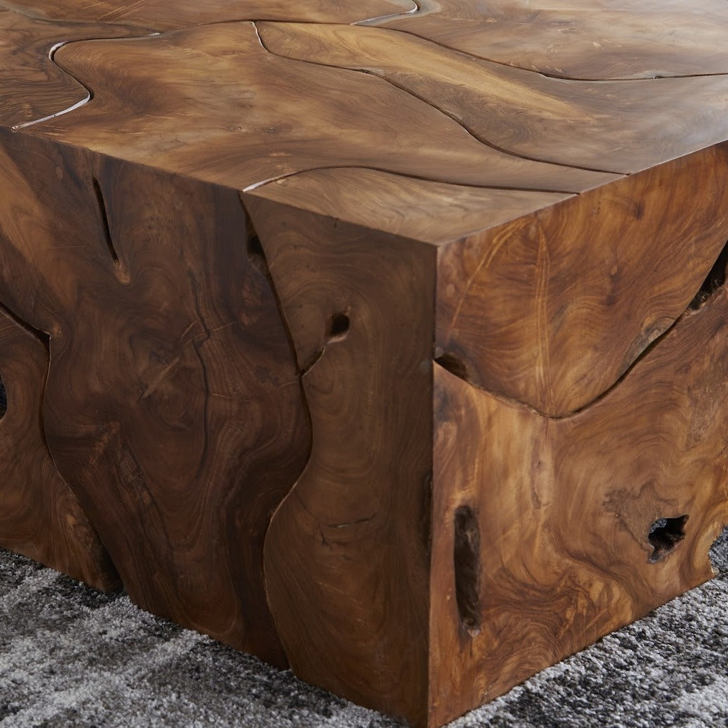 Teak Slice Coffee Table - StyleMeGHD - Coffee Tables