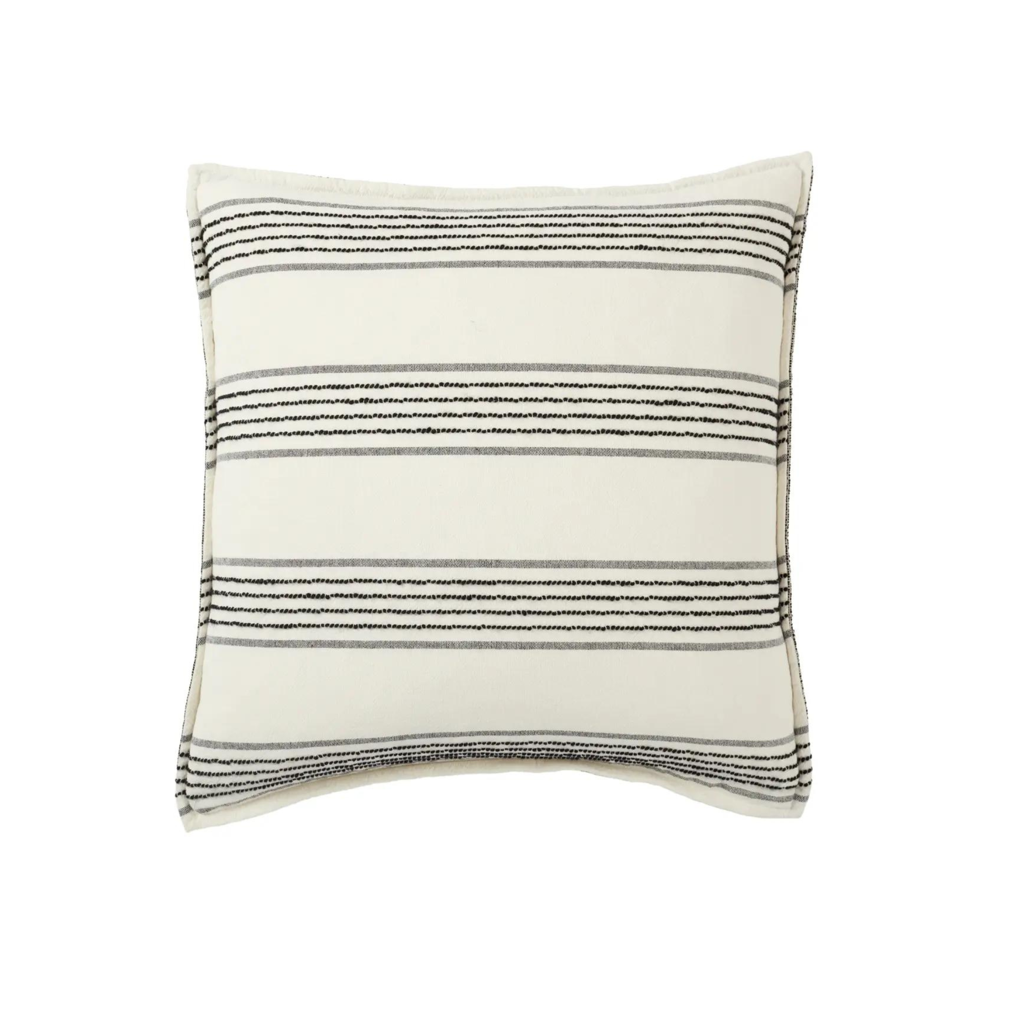 Tanzy Pillow - Cream/Black - StyleMeGHD - Pillows + Throws